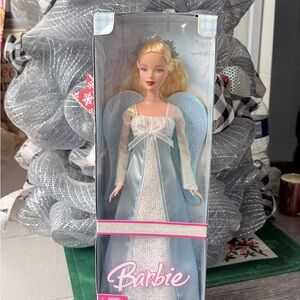 Barbie Holiday Angel Doll in Silver and White